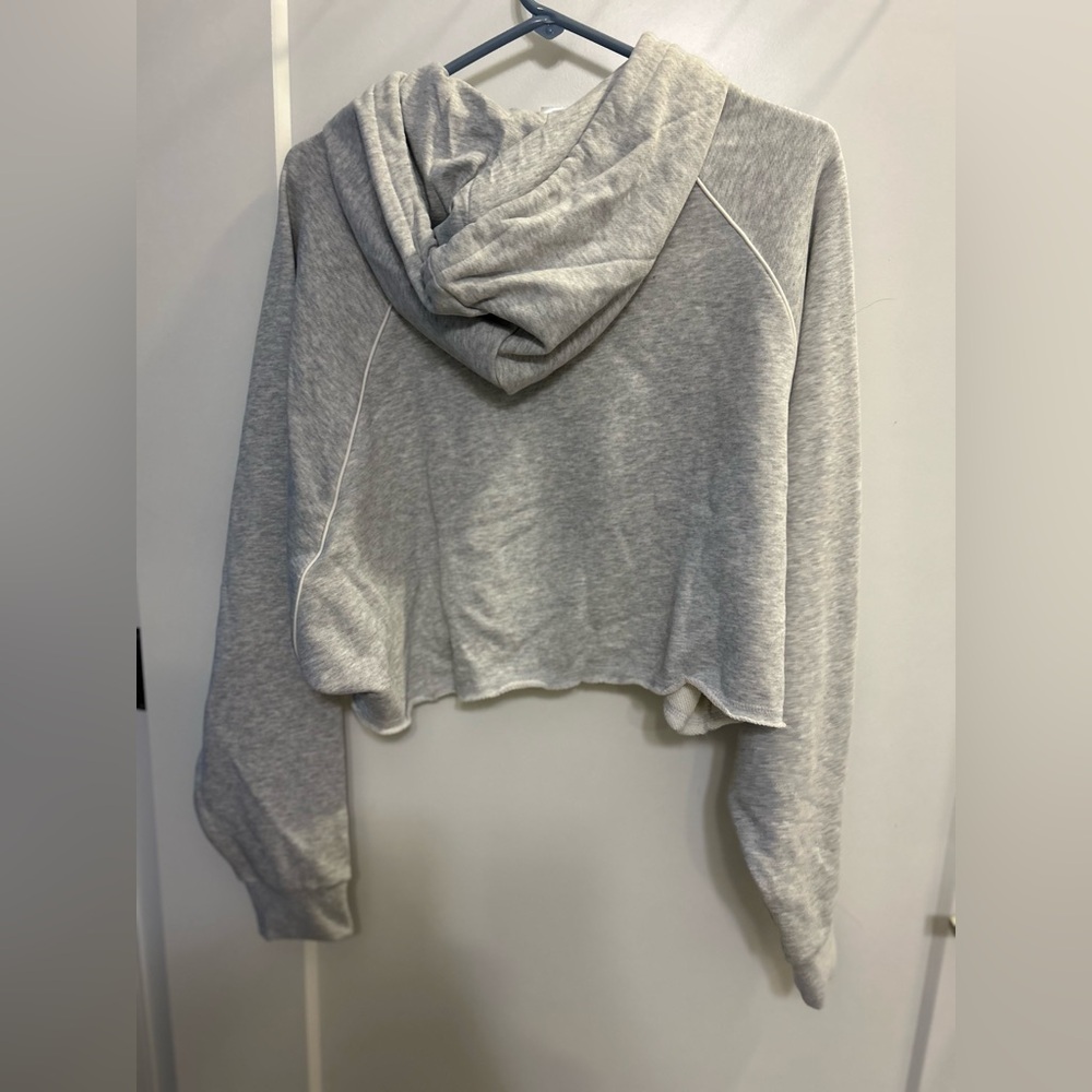 NWT Adidas Cropped Logo Hoodie - Picture 8 of 10